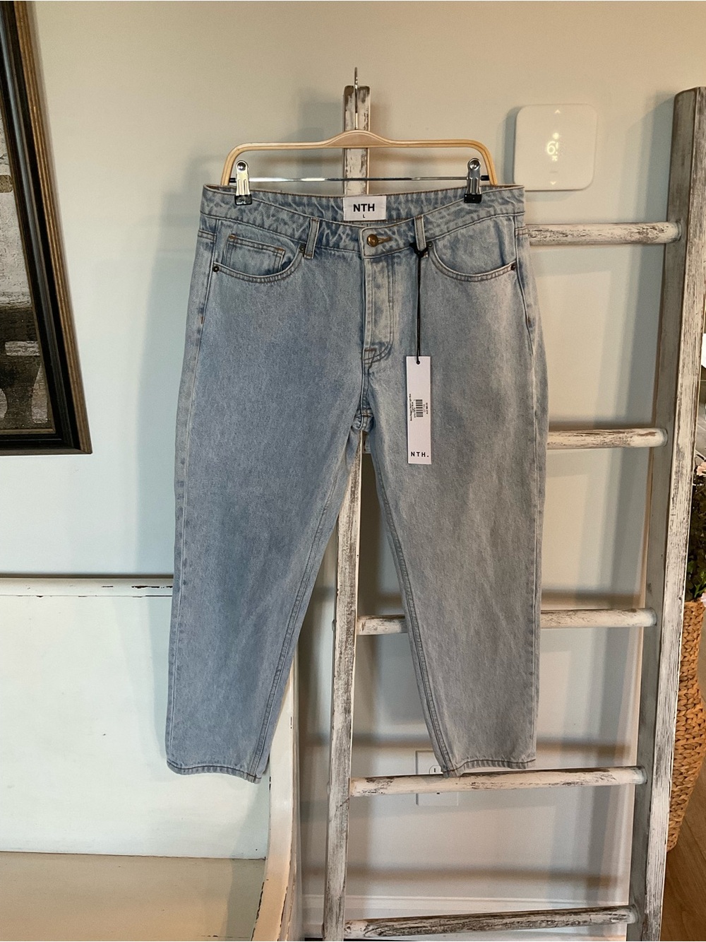NTH Steve baggys denim light blue jeans size Large (10/30) New With Tags Womens